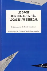 Le droit des collectivités locales au Sénégal_cover