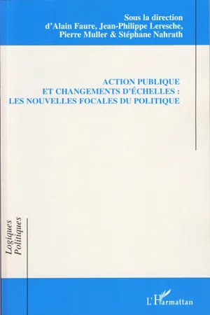 Action publique et changements d'échelles