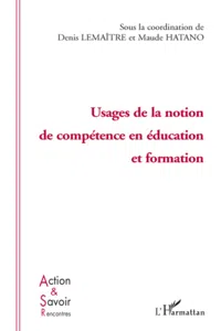 Usage de la notion de compétence en éducation et formation_cover