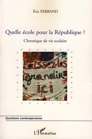 Quelle école pour la République ?