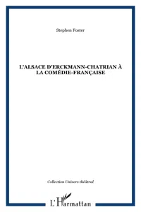 L'Alsace d'Erckmann-Chatrian à la Comédie-Française_cover