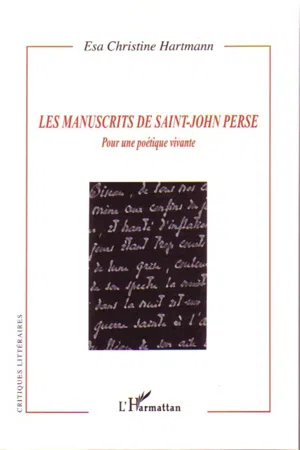 Les manuscrits de Saint-John Perse