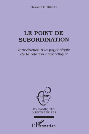 Le point de subordination