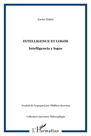 Intelligence et logos