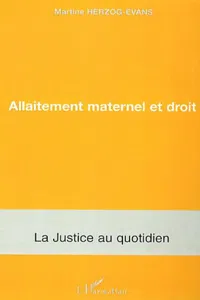 Allaitement maternel et droit_cover