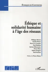 Ethique et solidarité humaine à l'âge des réseaux_cover