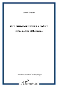 Une Philosophie de la poésie_cover