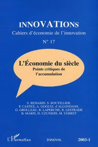 L'ÉCONOMIE DU SIÈCLE_cover