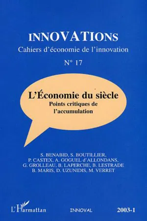 L'ÉCONOMIE DU SIÈCLE