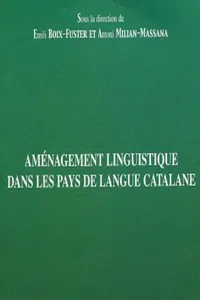 Aménagement linguistique dans les pays de langue catalane_cover