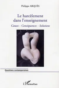 Le harcèlement dans l'enseignement_cover