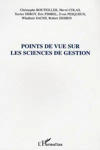 Points de vue sur les sciences de gestion_cover