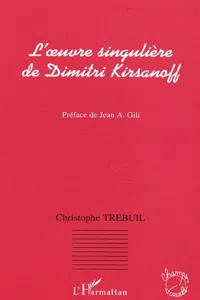 L'oeuvre singulière de Dimitri Kirsanoff_cover