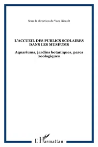 L'accueil des publics scolaires dans les Muséums_cover