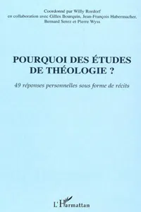 Pourquoi des études de théologie?_cover