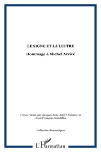 LE SIGNE ET LA LETTRE_cover