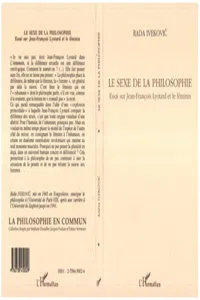 LE SEXE DE LA PHILOSOPHIE_cover