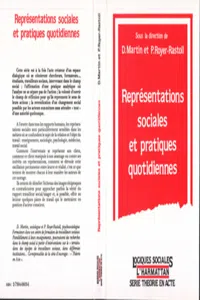 Représentations sociales et pratiques quotidiennes_cover