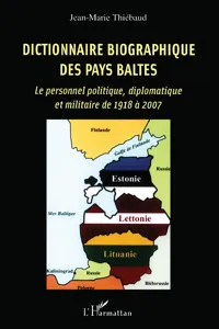 Dictionnaire biographique des Pays baltes_cover