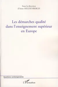 Les démarches qualité dans l'enseignement supérieur en Europe_cover