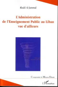 L'Administration de l'Enseignement Public au Liban vue d'ail_cover