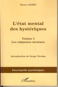 L'Etat mental des hystériques_cover