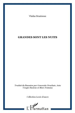 Grandes sont les nuits