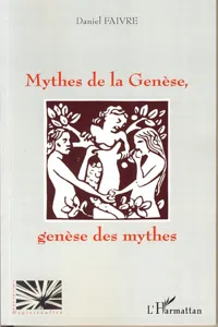 Mythes de la Genèse, genèse des mythes_cover