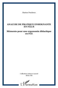 Analyse de pratique enseignante en FLE/S_cover