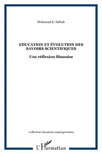 Education et évolution des savoirs scientifiques_cover