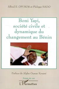 Boni Yayi, société civile et dynamique du changement au Bénin_cover