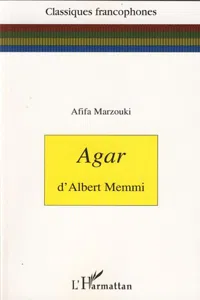 "Agar" d'Albert Memmi_cover