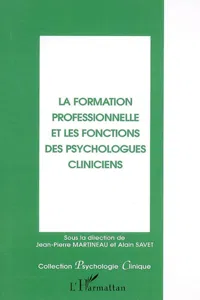 La formation professionnelle et les fonctions des psychologues cliniciens_cover