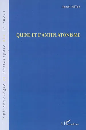 Quine et l'antiplatonisme