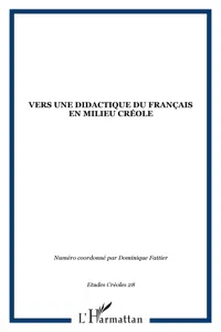 Vers une didactique du français en milieu Créole_cover