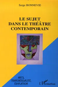 Le sujet dans le théâtre contemporain_cover