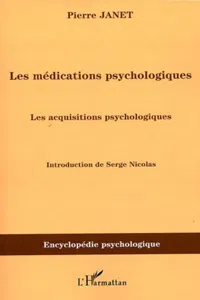 Les médications psychologiques vol.III_cover