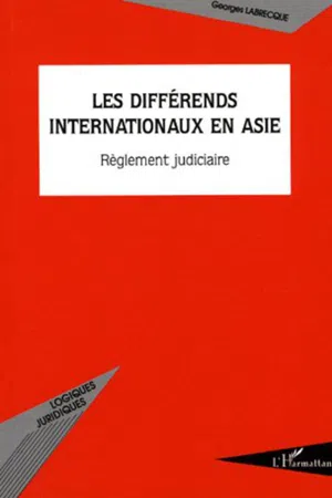 Les différends internationaux en Asie