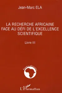 La recherche africaine face au défi de l'excellence scientifique_cover