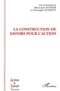 La construction de savoirs pour l'action_cover