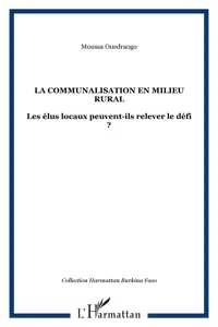 La communalisation en milieu rural_cover