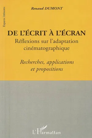 De l'écrit a l'écran