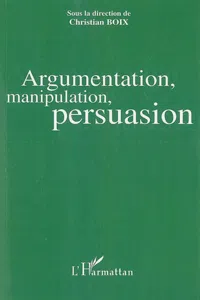 Argumentation, manipulation, persuasion_cover