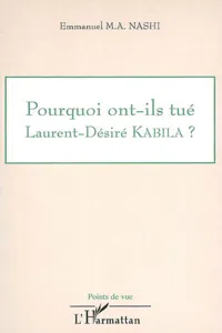 Pourquoi ont-ils tué Laurent Désiré Kabila ?_cover