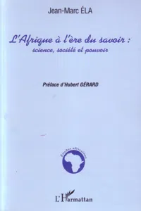 L'Afrique à l'ère du savoir_cover