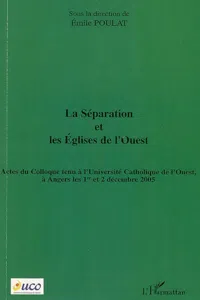 La séparation et les Eglises de l'Ouest_cover