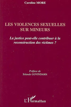 Les violences sexuelles sur mineurs