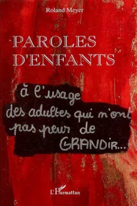 Paroles d'enfants_cover