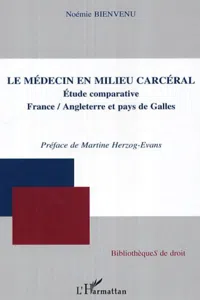 Le médecin en milieu carcéral_cover