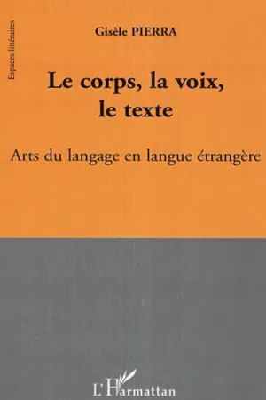 Le corps, la voix, le texte